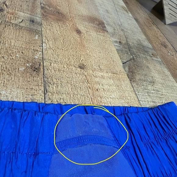 Free People Movement The Way Home Blue Athletic Shorts Built in Panty Women's M - Picture 14 of 14